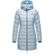 Marikoo Abendsternchen Damen Winterjacke gesteppt Baby Blau-Größe S - Gr. 36