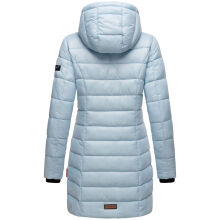 Marikoo Abendsternchen Damen Winterjacke gesteppt Baby Blau-Größe S - Gr. 36