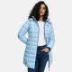 Marikoo Abendsternchen Damen Winterjacke gesteppt Baby Blau-Größe S - Gr. 36