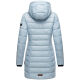 Marikoo Abendsternchen Damen Winterjacke gesteppt Baby Blau-Größe S - Gr. 36