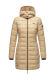 Marikoo Abendsternchen Damen Winterjacke gesteppt Beige-Größe M - Gr. 38