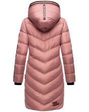 Marikoo Armasa Damen Steppmantel Dark Rose Gr&ouml;&szlig;e M - Gr. 38