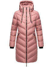 Marikoo Armasa Damen Steppmantel Dark Rose Größe XXL - Gr. 44