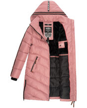 Marikoo Armasa Damen Steppmantel Dark Rose Größe XXL - Gr. 44