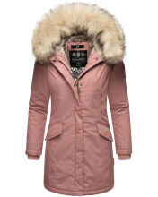 Navahoo Cristal Damen Winterjacke Parka mit Kunstfell...