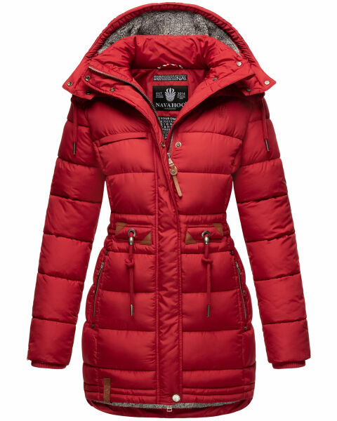 Navahoo Daliee ladies winter quilted jacket Dark Red Größe S - Gr. 36