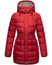 Navahoo Daliee ladies winter quilted jacket Dark Red Größe L - Gr. 40