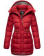 Navahoo Daliee ladies winter quilted jacket Dark Red Größe L - Gr. 40