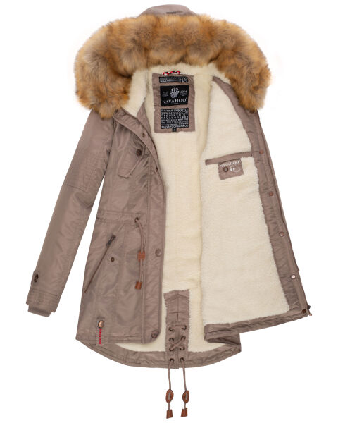 Navahoo Laviva ladies winter parka Light Taupe Größe S - Gr. 36
