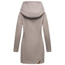 Marikoo Maikoo Damen Trenchcoat Wintermantel Zinc Grey Größe S - Gr. 36