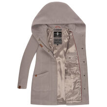 Marikoo Maikoo Damen Trenchcoat Wintermantel Zinc Grey Größe S - Gr. 36