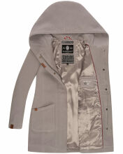 Marikoo Maikoo Damen Trenchcoat Wintermantel Zinc Grey Größe M - Gr. 38