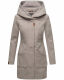Marikoo Maikoo Damen Trenchcoat Wintermantel Zinc Grey Größe M - Gr. 38