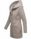 Marikoo Maikoo Damen Trenchcoat Wintermantel Zinc Grey Größe M - Gr. 38