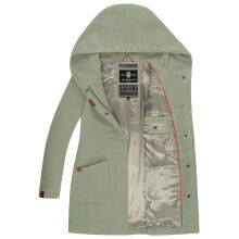 Marikoo Maikoo Damen Trenchcoat Wintermantel Smoky Mint Gr&ouml;&szlig;e S - Gr. 36