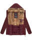 Marikoo Nekoo ladies winter quilted jacket Wine Größe M - Gr. 38