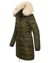 Navahoo Paula Damen Winterjacke Dark Olive Gr&ouml;&szlig;e L - Gr. 40