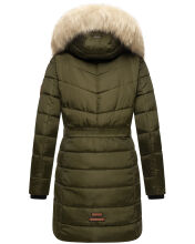 Navahoo Paula Damen Winterjacke Dark Olive Gr&ouml;&szlig;e L - Gr. 40