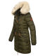 Navahoo Paula Damen Winterjacke Dark Olive Größe M - Gr. 38