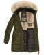 Navahoo Paula Damen Winterjacke Dark Olive Größe M - Gr. 38