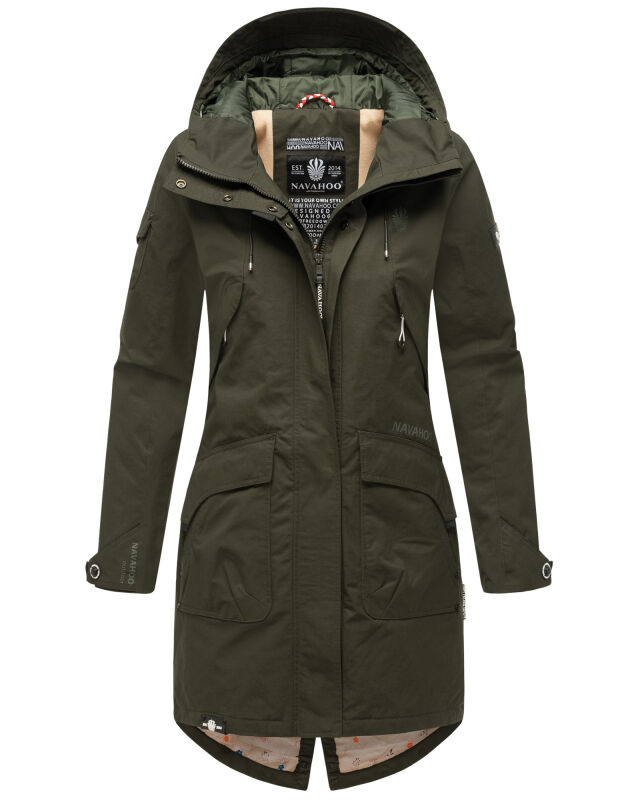 Navahoo Pfefferschote Damen Parka Olive