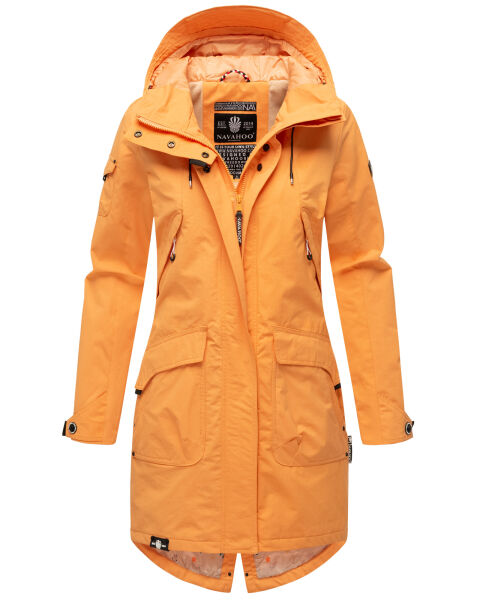 North Face Daunenjacke Apricot Orange Derbe Regenmantel GefÃ¼ttert