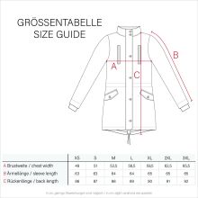 Navahoo Pfefferschote ladies parka Light Lilac Größe XS - Gr. 34