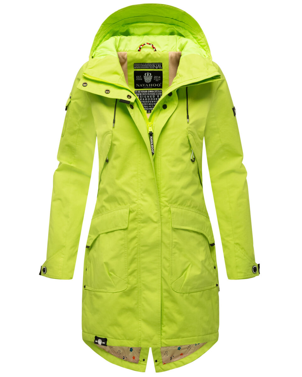 Navahoo Pfefferschote ladies parka Neon Green Größe S 36