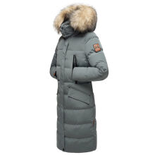 Marikoo Schneesternchen Damen Wintermantel Stormy Blue Größe XS - Gr. 34