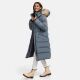 Marikoo Schneesternchen ladies winter coat Stormy Blue Größe XS - Gr. 34