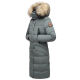 Marikoo Schneesternchen Damen Wintermantel Stormy Blue Größe XS - Gr. 34