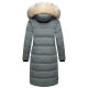 Marikoo Schneesternchen Damen Wintermantel Stormy Blue Größe S - Gr. 36
