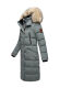 Marikoo Schneesternchen Damen Wintermantel Stormy Blue Größe S - Gr. 36
