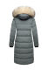Marikoo Schneesternchen Damen Wintermantel Stormy Blue Größe S - Gr. 36