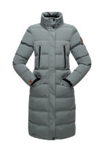 Marikoo Schneesternchen Damen Wintermantel Stormy Blue Größe XL - Gr. 42