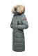 Marikoo Schneesternchen Damen Wintermantel Stormy Blue Größe XL - Gr. 42