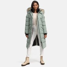 Marikoo Schneesternchen Damen Wintermantel Smokey Mint Größe XS - Gr. 34