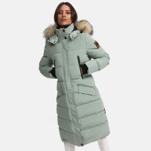 Marikoo Schneesternchen Damen Wintermantel Smokey Mint Größe L - Gr. 40