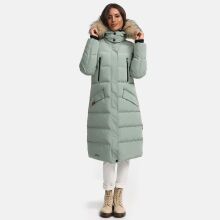 Marikoo Schneesternchen Damen Wintermantel Smokey Mint Größe L - Gr. 40