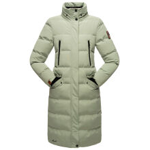 Marikoo Schneesternchen Damen Wintermantel Smokey Mint Größe L - Gr. 40