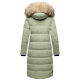 Marikoo Schneesternchen Damen Wintermantel Smokey Mint Größe L - Gr. 40