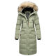 Marikoo Schneesternchen Damen Wintermantel Smokey Mint Größe L - Gr. 40