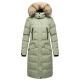 Marikoo Schneesternchen Damen Wintermantel Smokey Mint Größe L - Gr. 40