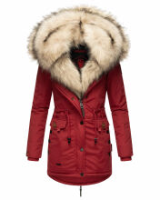 Navahoo Sweety 2in1 Damen Winterjacke Parka Dark Red Gr&ouml;&szlig;e S - Gr. 36