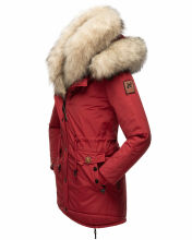 Navahoo Sweety 2in1 Damen Winterjacke Parka Dark Red Gr&ouml;&szlig;e S - Gr. 36