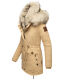 Navahoo Sweety 2in1 ladies winter jacket parka Beige Größe L - Gr. 40