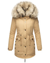 Navahoo Sweety 2in1 ladies winter jacket parka Beige Größe XXL - Gr. 44