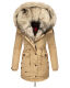 Navahoo Sweety 2in1 ladies winter jacket parka Beige Größe XXL - Gr. 44