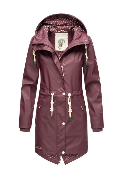 Navahoo Tropical Storm Damen Regenjacke Wine Größe S - Gr. 36