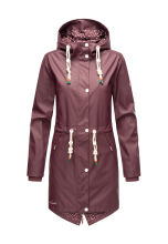 Navahoo Tropical Storm Damen Regenjacke Wine Größe S - Gr. 36